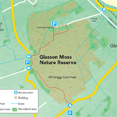Glasson Moss Nature Reserve Map S